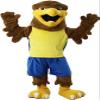 Brown Eagle Mascot Costume Adult Size for Men & Women with Built-in Fan Inside the Head view 1