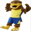 Brown Eagle Mascot Costume Adult Size for Men & Women with Built-in Fan Inside the Head view 2