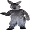 Grey Donkey Mascot Costume Adult Size for Men & Women with Built-in Fan Inside the Head view 1