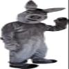 Grey Donkey Mascot Costume Adult Size for Men & Women with Built-in Fan Inside the Head view 2