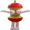 Apple Core Mascot Costume Adult Size for Men & Women with Built-in Fan Inside the Head view 1