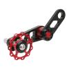 POENVFPO Single Speed Converter, Full CNC Accurate Machining, Bearing Shaft, Aluminum Alloy Chain Stabilizer for Single Speed Folding (Red) view 1