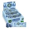 ALOHA Organic Plant Based Protein Bars - Blueberry Bars, Vegan, Low Sugar, Gluten-Free, Low Carb, Non-GMO, No Stevia, No Erythritol - 12 Count (Pack of 1) view 1