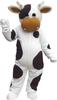 Dairy Cow Mascot Costume Adult Size for Men & Women with Built-in Fan Inside the Head view 1