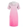 Plus Size Dresses for Curvy Women Oversize T Shirt Midi Dress Loose Short Sleeve V Neck Beach Dress Casual Tshirt Dress Trendy Lounge Elegant Summer Dresses Womens Comfy Party Dress Maternity Dress view 2