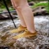 Hhhchpm Trendy Outdoor Waterproof Anti Slip Durable Women's Rain Boots, Solid Color Garden Shoes (Camel,9) view 4