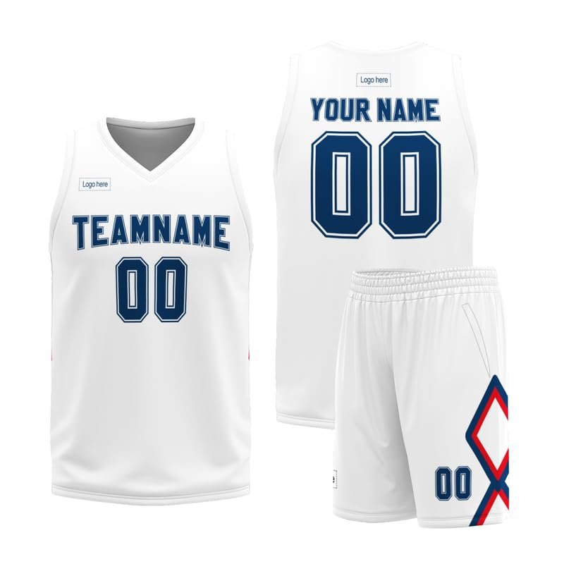 Custom Men's Basketball Jerseys Personalized Team Name Number Women's Basketball Jersey Customize Quick Dry Sports Shirt