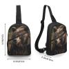 GFLFMXZW Bear On The Grass Cross Chest Bag Crossbody Backpack for Women Men Sling Bag Travel Hiking Daypack view 3