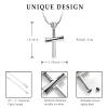 AIWENXI Sport Cross Memorial Cremation Jewelry Baseball Bat Cross Urns Necklaces Pendant Retro Style Stainless Steel Human Ash Pendant Necklaces Jewelry Locket for Men Women view 2