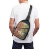 GFLFMXZW Autumn Naturally Cross Chest Bag Crossbody Backpack for Women Men Sling Bag Travel Hiking Daypack view 2