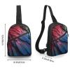 GFLFMXZW Parrot Wings Cross Chest Bag Crossbody Backpack for Women Men Sling Bag Travel Hiking Daypack view 2