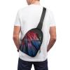 GFLFMXZW Parrot Wings Cross Chest Bag Crossbody Backpack for Women Men Sling Bag Travel Hiking Daypack view 4