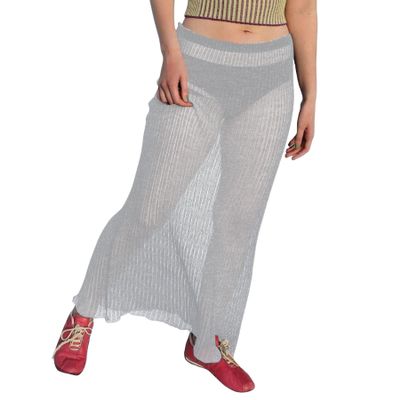 AIBEARTY Women Elastic Waist Mesh Sheer Long Maxi Skirts Floral Print Summer Beach Cover Up