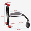 JOEUQK Bike Front Child Seat, Child Bike Seat Child Bike Saddle Detachable Child Front Seat with Pedal and Handle Suitable for Children 2-6 Years view 2