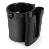 Accmor 3-in-1 Bike Cup Holder with Cell Phone Keys Holder, Bike Water Bottle Holders, Universal Bar Drink Cup Can Holder for Bicycles, Motorcycles, Scooters, Black, 2 Pack view 3