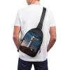 GFLFMXZW Lighthouse Under Starry Night Sky Cross Chest Bag Crossbody Backpack for Women Men Sling Bag Travel Hiking Daypack view 2