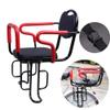 JOEUQK Baby Bicycle Seat Rear,Child Bike Seat Saddle Rack for Toddlers Safely Support Back Rest with Protective Railing Armrest and Pedal for Children 0-6 Years view 1