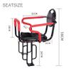 JOEUQK Baby Bicycle Seat Rear,Child Bike Seat Saddle Rack for Toddlers Safely Support Back Rest with Protective Railing Armrest and Pedal for Children 0-6 Years view 2