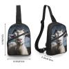 GFLFMXZW Goat Cross Chest Bag Crossbody Backpack for Women Men Sling Bag Travel Hiking Daypack view 2