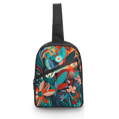 GFLFMXZW Interesting Pictures Cross Chest Bag Crossbody Backpack for Women Men Sling Bag Travel Hiking Daypack