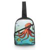 GFLFMXZW Giant Octopus Cross Chest Bag Crossbody Backpack for Women Men Sling Bag Travel Hiking Daypack view 1