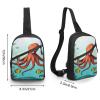 GFLFMXZW Giant Octopus Cross Chest Bag Crossbody Backpack for Women Men Sling Bag Travel Hiking Daypack view 2