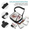 GFLFMXZW Musical Note Floral Cross Chest Bag Crossbody Backpack for Women Men Sling Bag Travel Hiking Daypack view 3