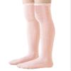 Bingerlily Girls Knee High Socks Hollow Out Anti-skid Knitting Stockings School Uniform Dress Socks view 2