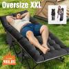 Slsy Oversized XXL Folding Camping Cot for Adults with Pad, Padded Portable Sleeping Cots, Camp Bed with Carry Bag for Outdoor Travel, Beach, Hiking view 3