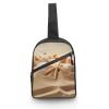 GFLFMXZW Beach Shell Sand Cross Chest Bag Crossbody Backpack for Women Men Sling Bag Travel Hiking Daypack view 1