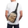 GFLFMXZW Beach Shell Sand Cross Chest Bag Crossbody Backpack for Women Men Sling Bag Travel Hiking Daypack view 4