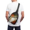 GFLFMXZW Sun Cross Chest Bag Crossbody Backpack for Women Men Sling Bag Travel Hiking Daypack view 4