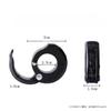 harayaa Bike Handlebar Hook, Handlebar Mount Universal Hat Hook, Easy to Install for 20mm-24mm Round Handlebar, Black view 2