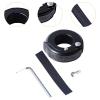harayaa Bike Handlebar Hook, Handlebar Mount Universal Hat Hook, Easy to Install for 20mm-24mm Round Handlebar, Black view 3