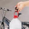 harayaa Bike Handlebar Hook, Handlebar Mount Universal Hat Hook, Easy to Install for 20mm-24mm Round Handlebar, Black view 4