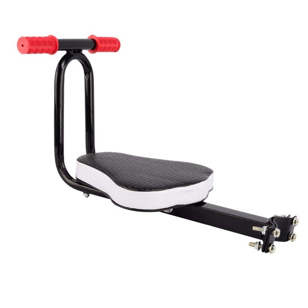JOEUQK Child Bike Seat, Bicycle Child's Seat Bicycle Safe-T-Seat Mountain Bicycle Child Front Seat Back Child Baby Safe Seats for Bike and Electric Bicycle, Black with Handle