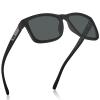 CARFIA TR90 Spring Flexible Polarized Men's Sunglasses Extremely Lightweight Comfortable Unbreakable Driving Glasses view 1