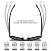 CARFIA TR90 Spring Flexible Polarized Men's Sunglasses Extremely Lightweight Comfortable Unbreakable Driving Glasses view 3