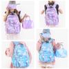 Backpack for Girls Kids Backpacks with Lunch Box Elementary Middle High School Backpacks Students Bookbag Set School Bags for Teens Girls (Sky Blue) view 2