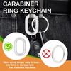 12Pack Oval Large Carabiner Clip, Metal Spring Snap Hooks Keyrings Clip for Paracord Keychain Lanyard, Car Key Rings, Pets Collar Buckles, Purse Keychain Replacement (Assorted) view 3