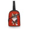 GFLFMXZW Cat Cross Chest Bag Crossbody Backpack for Women Men Sling Bag Travel Hiking Daypack view 1