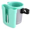 Accmor 3-in-1 Bike Cup Holder with Cell Phone Keys Holder, Bike Water Bottle Holders, Universal Bar Drink Cup Can Holder for Bicycles, Motorcycles, Scooters, Grey Green, 2 Pack view 2