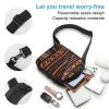 GFLFMXZW African Mud Cloth Tribal Cross Chest Bag Crossbody Backpack for Women Men Sling Bag Travel Hiking Daypack view 3