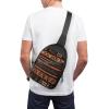 GFLFMXZW African Mud Cloth Tribal Cross Chest Bag Crossbody Backpack for Women Men Sling Bag Travel Hiking Daypack view 4