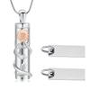 AIWENXI Cylinder Urn Necklace for Ashes Hummingbird Cremation Jewelry Sunflower Urn Ashes Necklace for Women Men Vial Memorial Keepsake Necklace of Loved One (Customize) view 3