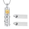 AIWENXI Cylinder Urn Necklace for Ashes Hummingbird Cremation Jewelry Sunflower Urn Ashes Necklace for Women Men Vial Memorial Keepsake Necklace of Loved One (Customize) view 4