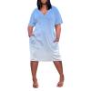 Plus Size Dresses for Curvy Women Oversize T Shirt Midi Dress Loose Short Sleeve V Neck Beach Dress Casual Tshirt Dress Trendy Lounge Elegant Casual Dresses Womens Comfy Party Dress Plus Size Dresses view 1