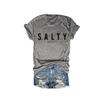 MOGUI Be Salty Stay Lit Tshirt Women Salty Mathew 5 13 T Shirt Vintage Christian Shirt Faith T-Shirt Bible Shirt Faith Jesus Fun Christian Gift Grey, Small view 1