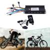 36V 48V 750W-1200W Electric Bicycle Brushless Controller Kit E-Bicycle Brushless Controller with LCD Display Color Screen Kit Electric Bicycle Motor Controller for Electric Scooter E-Bike (Black, 48V) view 4