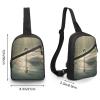 GFLFMXZW Swan in Water Cross Chest Bag Crossbody Backpack for Women Men Sling Bag Travel Hiking Daypack view 3
